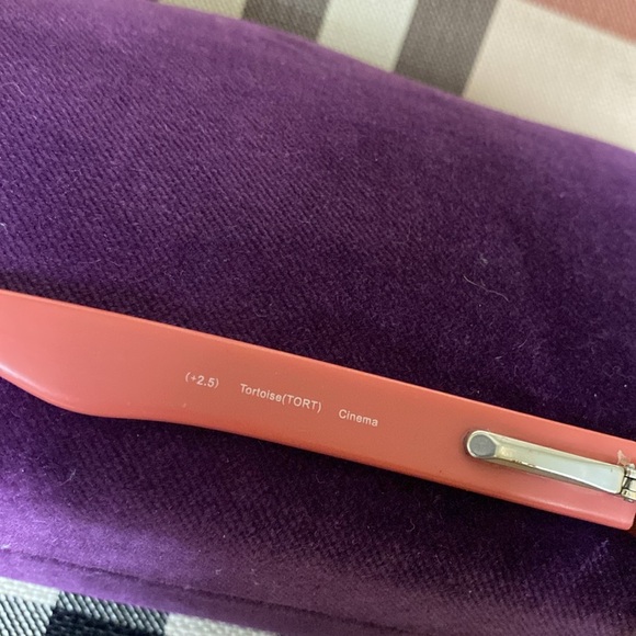 Tortoise Brown Frames Pinkish Arms Readers Strength 2.5 - Picture 5 of 11